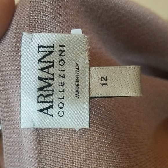 Armani Collezioni Blush Tunic Knit Sleeveless Top Sz. 12 Made in Italy $350 MSRP - Picture 10 of 10